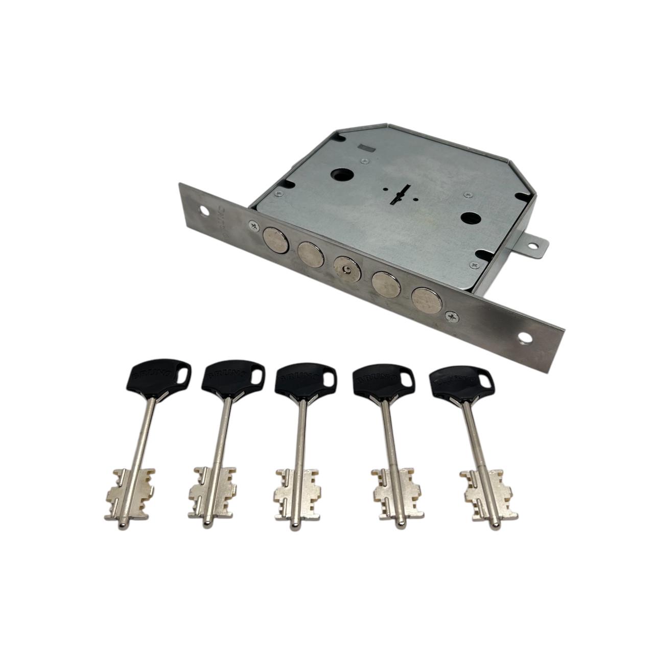 Замок сувальдний врізний Bruno BR 3.2 на гаражні ворота (290066) - фото 5 Замок сувальдний врізний Bruno BR 3.2 на гаражні ворота (290066) - фото 5