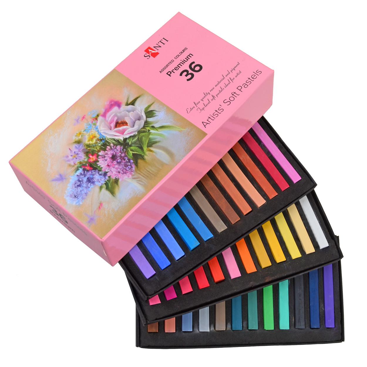 Пастель сухая художественная Santi 36 цвета (353276)