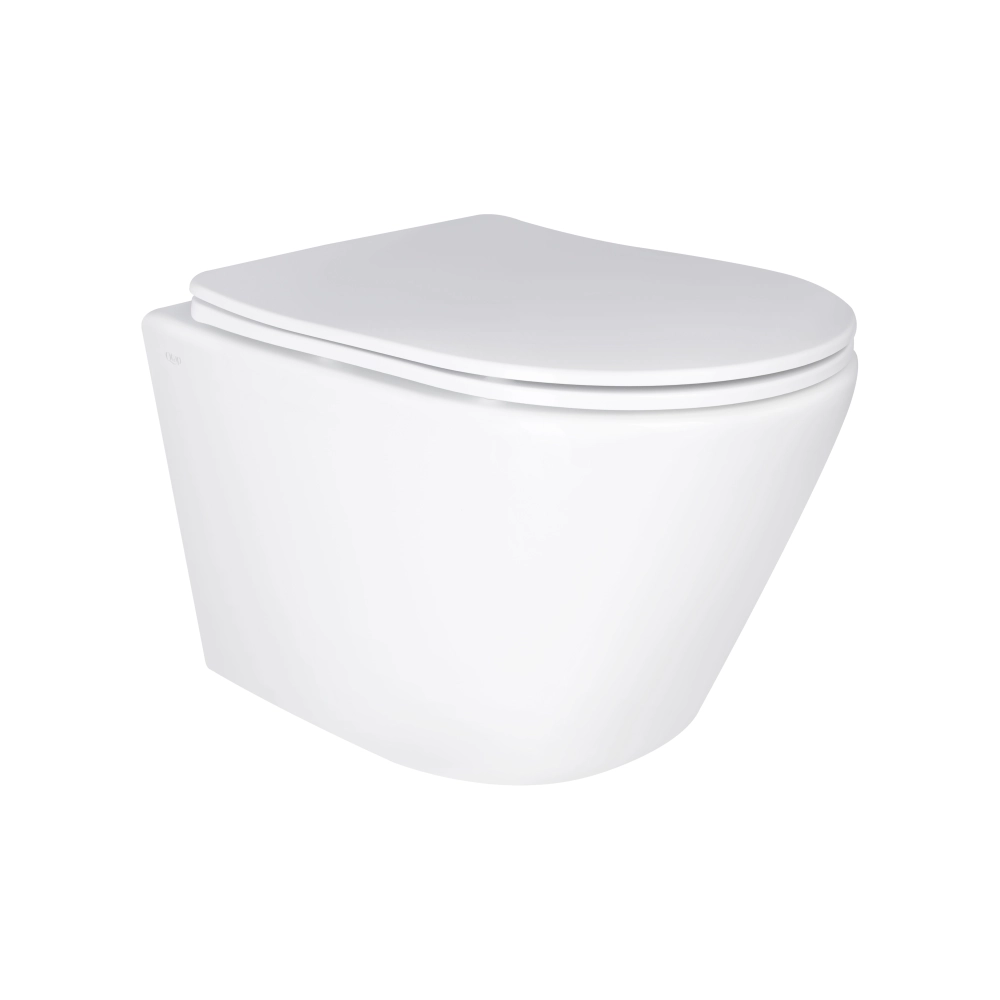 Унитаз подвесной Qtap Swan безободковый Ultra Quiet с сиденьем Soft-close (QT16335179W)