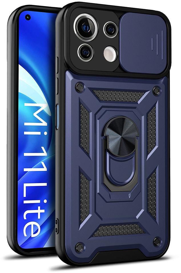 Чохол із захистом камери 3DGuard Xiaomi Mi 11 Lite 5G Blue (32485-28) Чохол із захистом камери 3DGuard Xiaomi Mi 11 Lite 5G Blue (32485-28)