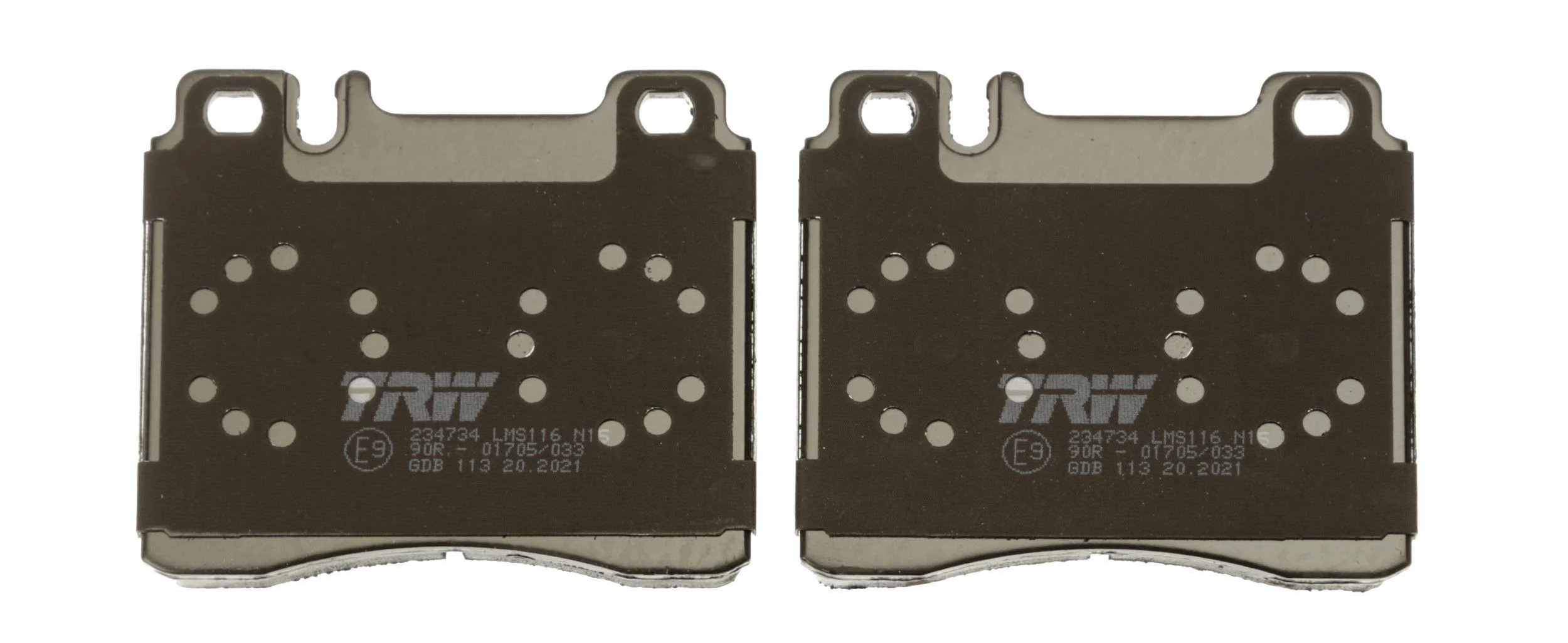 Комплект тормозных накладок для дисковых тормозов TRW GDB113