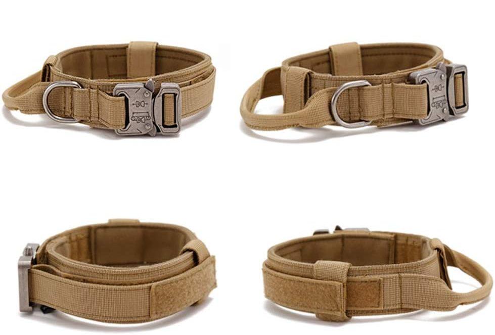 Нашийник для собак Harness нейлоновий з металевою пряжкою-фастекс M 38-47 см Коричневий (2027309091) - фото 2