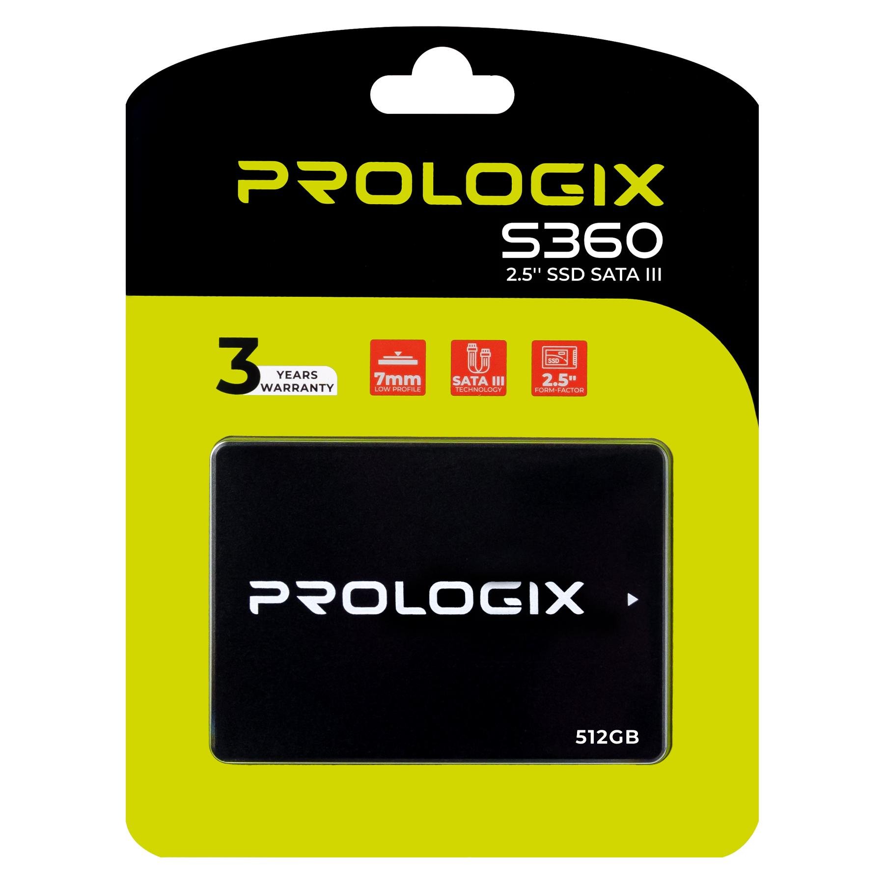 SSD-диск PrologiX S360 512 Гб 2,5" SATAIII 3D TLC NAND (PRO512GS360) - фото 3 SSD-диск PrologiX S360 512 Гб 2,5" SATAIII 3D TLC NAND (PRO512GS360) - фото 3