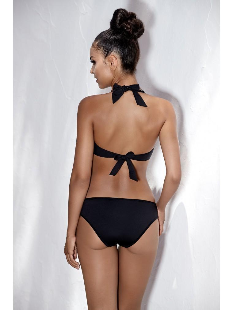 Купальник раздельный мягкая чашка Lorin L3045-9 85D Черный/Золотистый (28-74) - фото 2