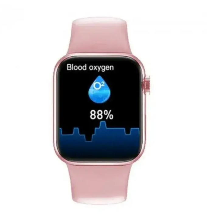 Часы умные Smart Watch GS8 Mini с магнитной зарядкой и функцией звонка 41 мм Розовый - фото 2