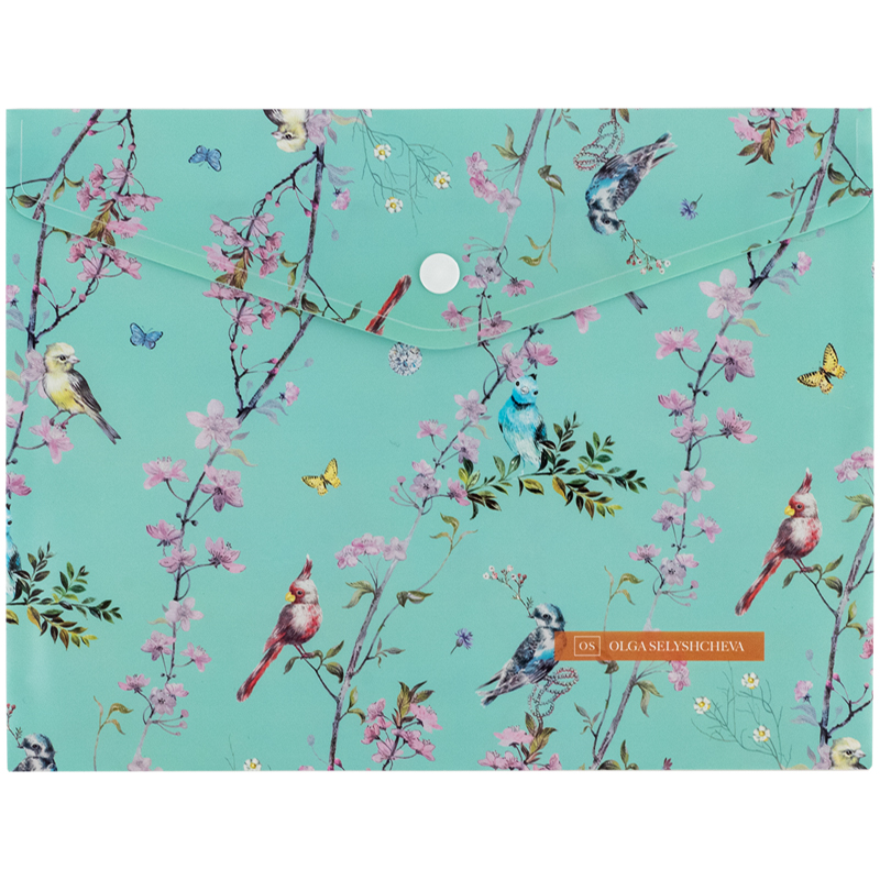 Папка на кнопке А5+ Axent OS Spring (1496-33-A)