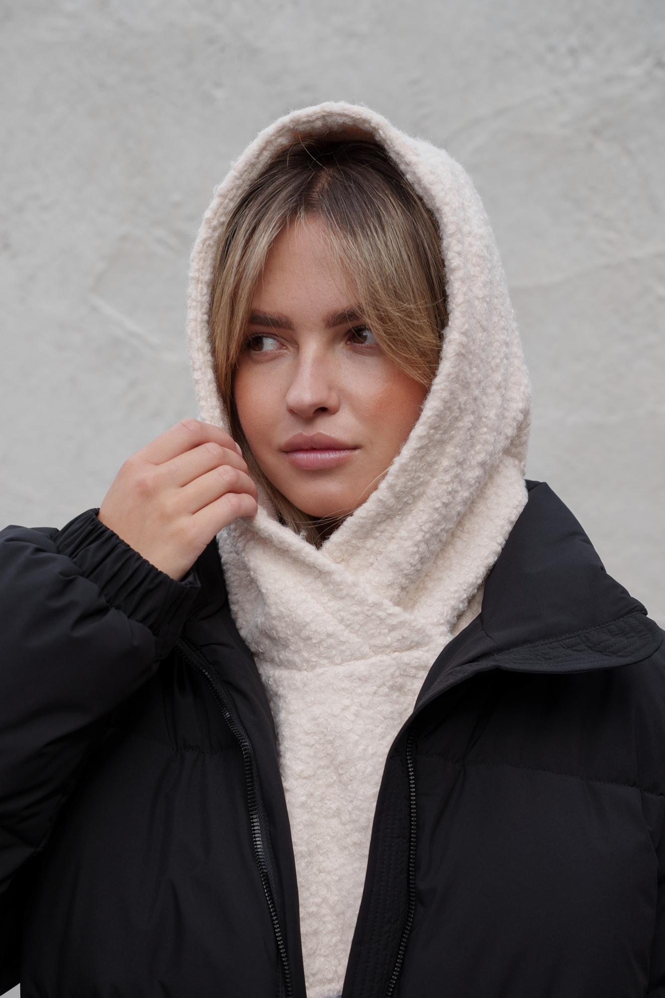 Шапка-капюшон Without Brand Mathilda White (8055925) Шапка-капюшон Without Brand Mathilda White (8055925)