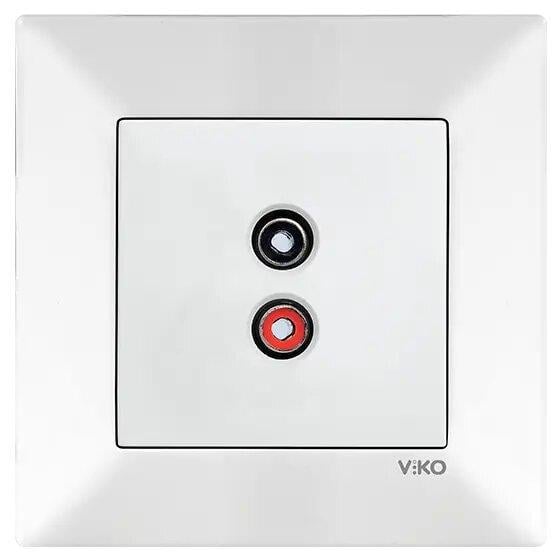 Аудиорозетка Viko Meridian Белый (1616970944) Аудиорозетка Viko Meridian Белый (1616970944)