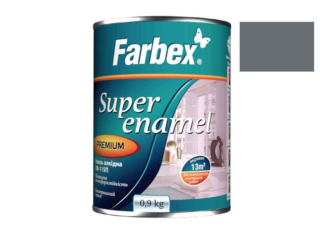 Эмаль алкидная ПФ-115 Farbex 0,9 кг Серый (483838)