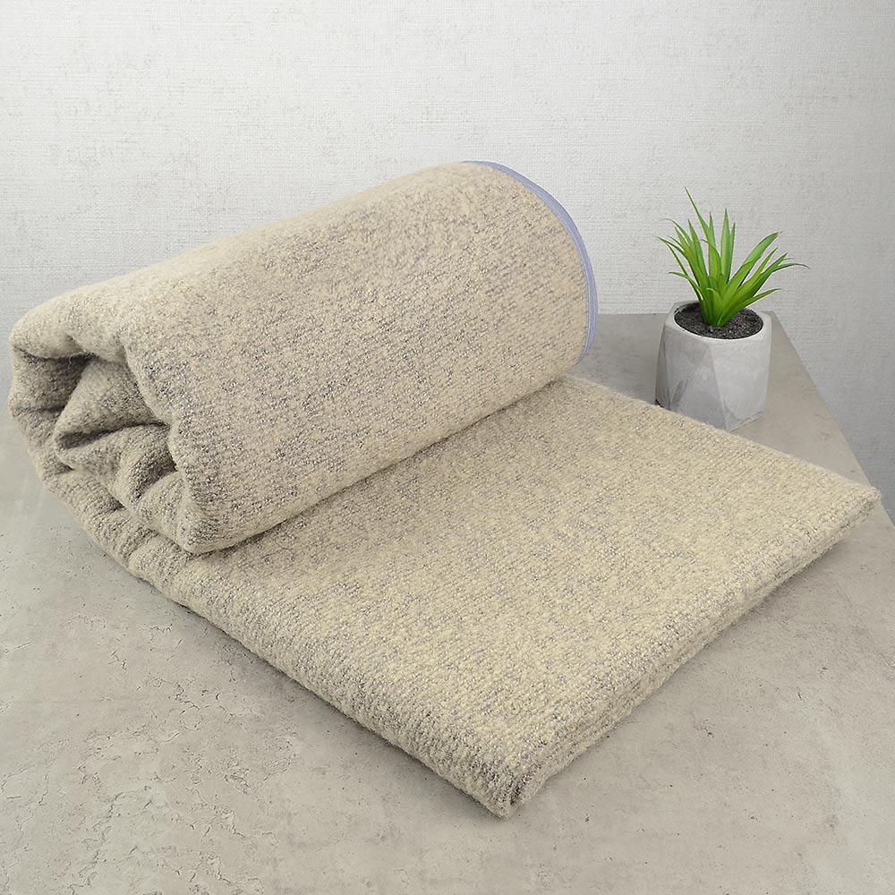 Плед-покрывало шерстяной 140х200 см Серый (4P-18-grey)