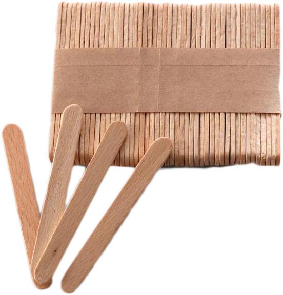 Шпатель дерев'яний для депіляції 2х10х95 мм 50 шт. (1621030236) Шпатель дерев'яний для депіляції 2х10х95 мм 50 шт. (1621030236)