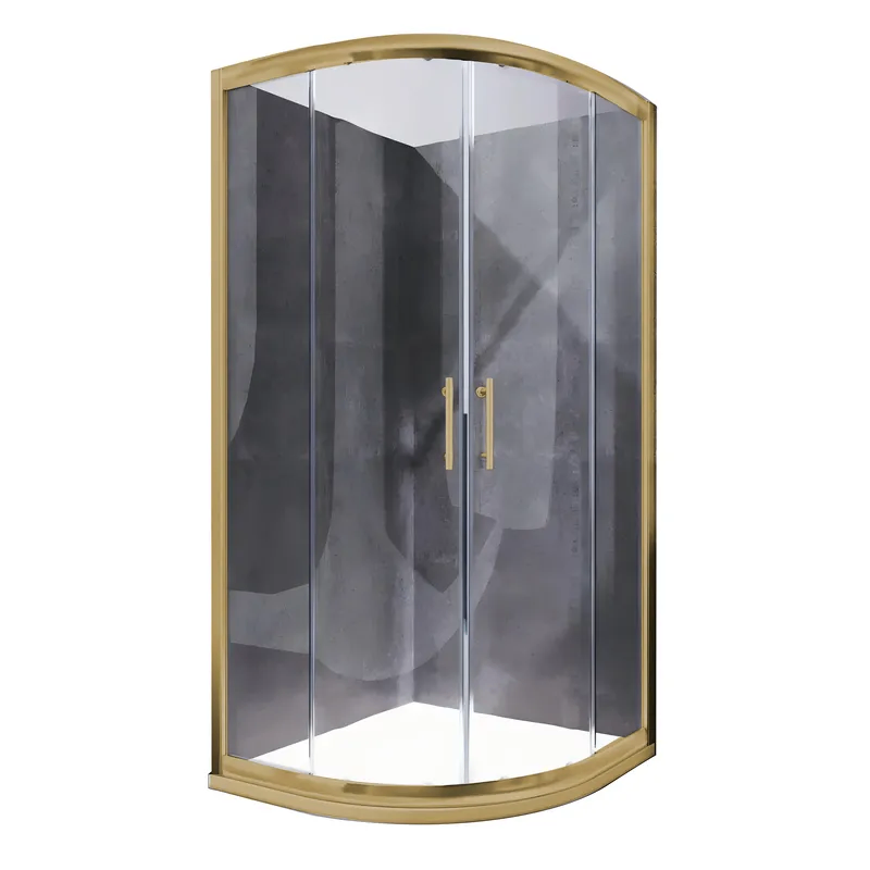 Душевая кабина KOER SR SC04 195x90x90 стекло 5 мм без поддона Золотой матовый (KR5681) Душевая кабина KOER SR SC04 195x90x90 стекло 5 мм без поддона Золотой матовый (KR5681)