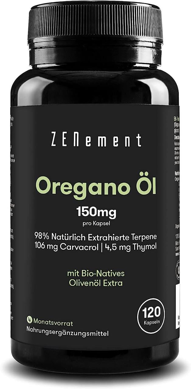Витамины для иммунитета Zenement Орегано Oregano 150 мг 120 капс. (50096236)