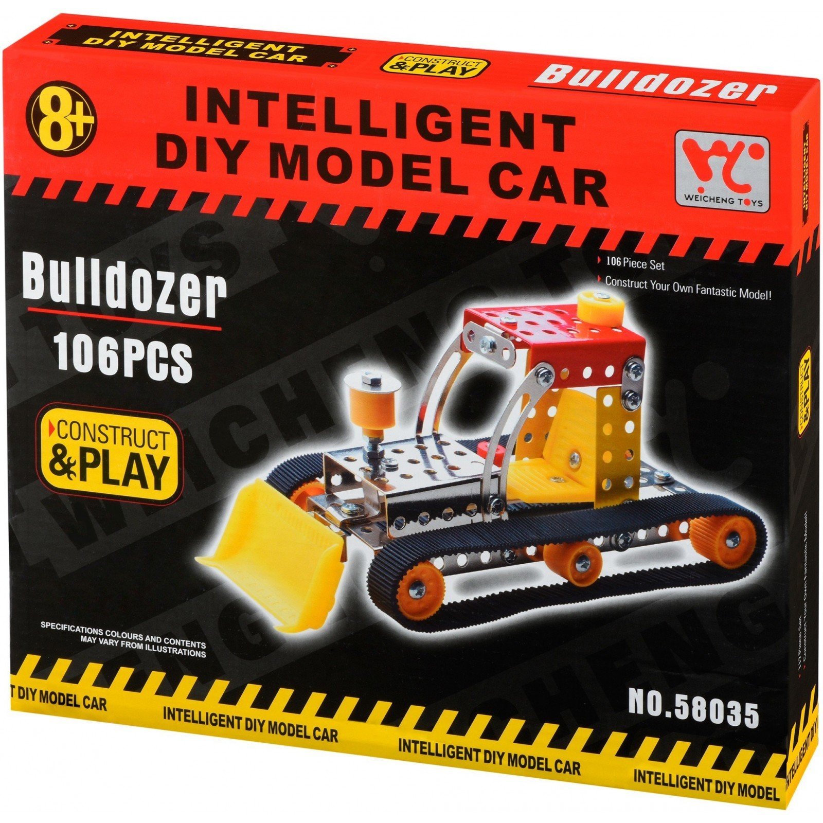 Конструктор Same Toy Intelligent DIY Model Car. Бульдозер (58035Ut) - фото 2