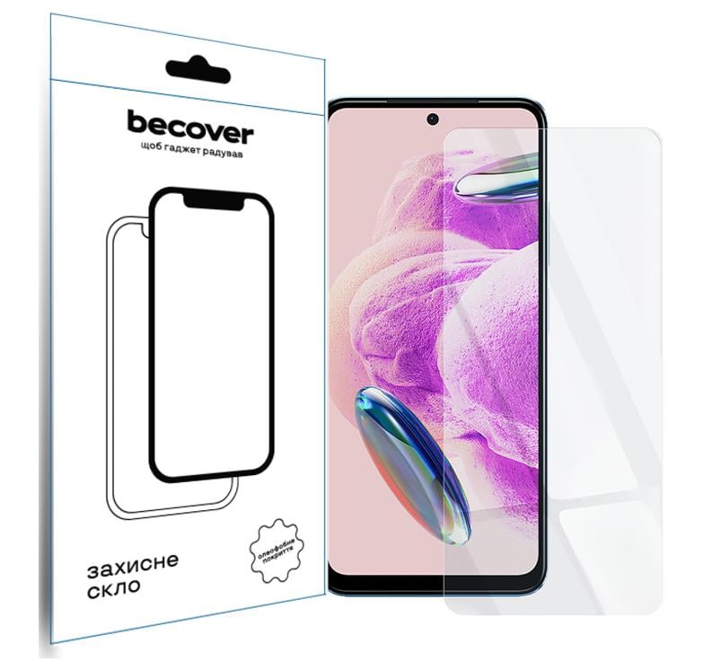 Защитное стекло BeCover для Xiaomi Redmi Note 12S 3D Crystal Clear Glass (709752)