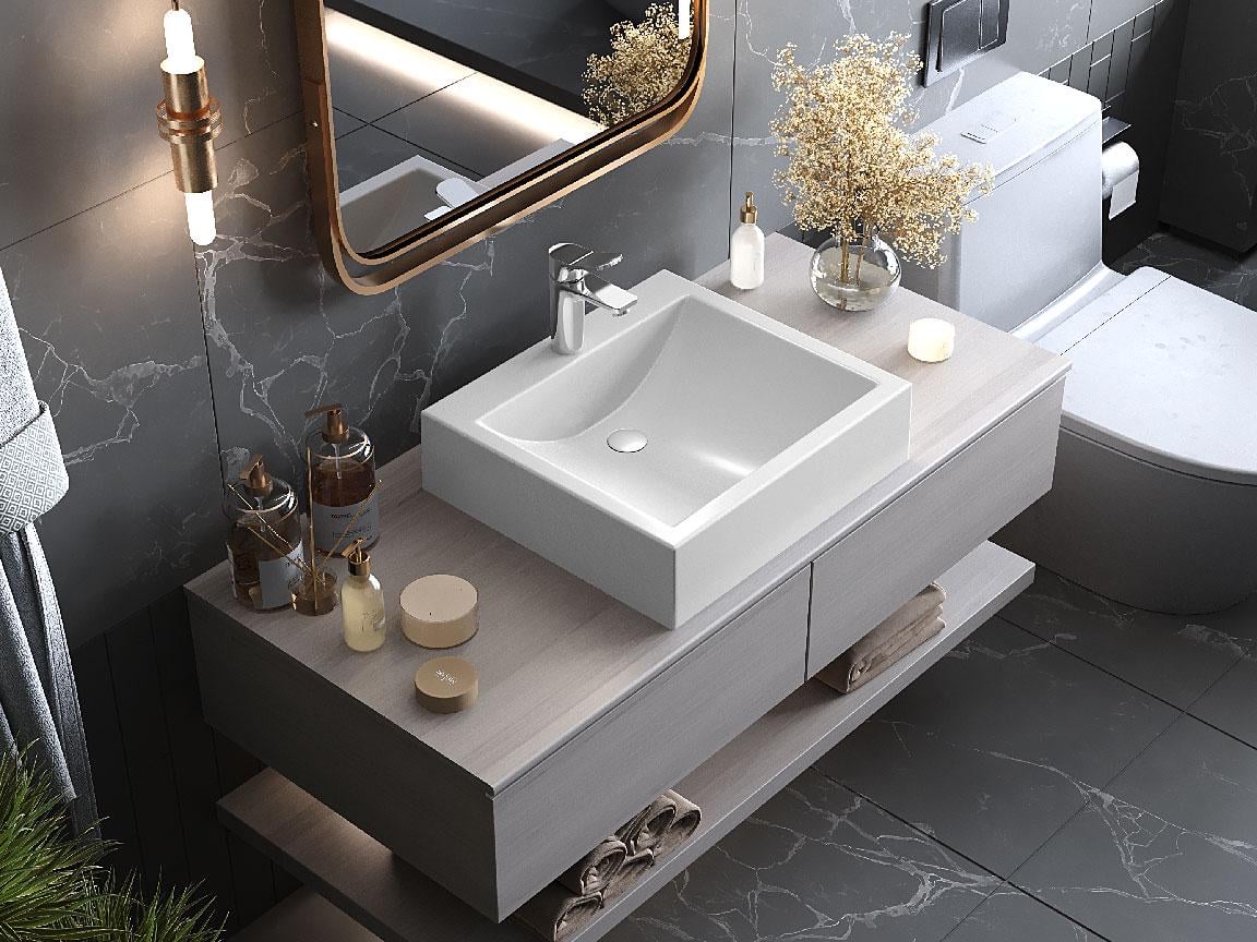 Умывальник накладной Status Brest 50 White (881)
