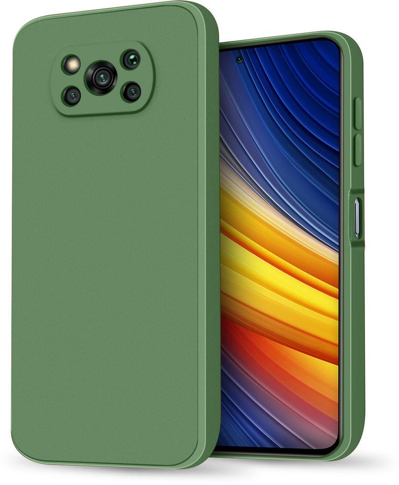 Силиконовый чехол HardCorner Xiaomi Poco X3 Pro (с микрофиброй) Khaki (34830-17)