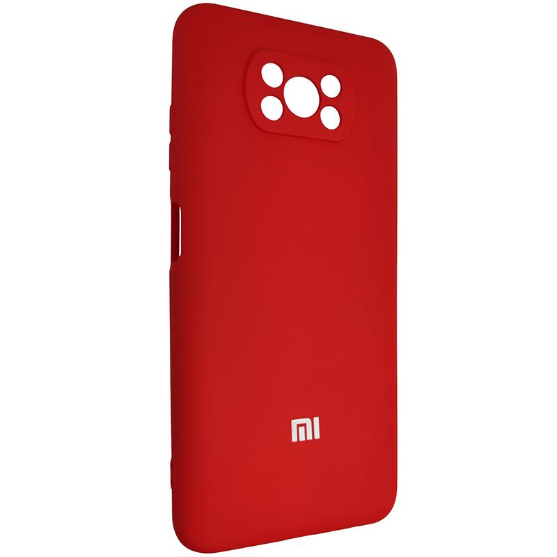Чехол Silicone Case for Poco X3 Red (29caa1-3830)