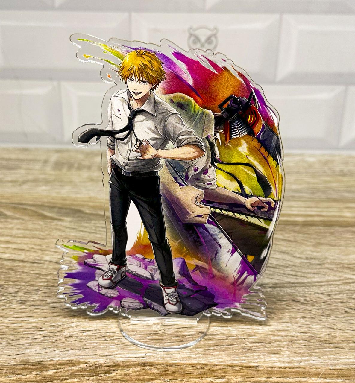 Фигурка коллекционная акриловая Аниме Человек бензопила Дэнджи 15 см (2112723408)