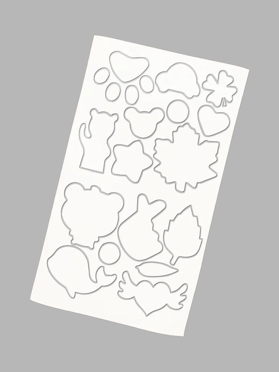 Набор заплаток для одежды самоклеящихся водоотталкивающих 16 шт. Белый (24590109)