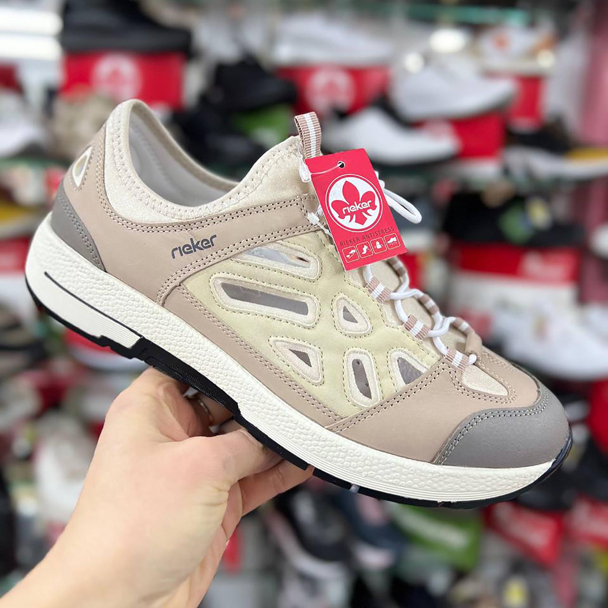 Кроссовки весенние женские RIEKER р. 42 Бежевый (089344-42) - фото 15 Кроссовки весенние женские RIEKER р. 42 Бежевый (089344-42) - фото 15