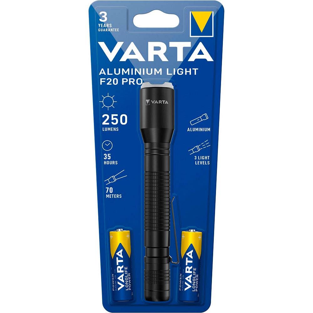 Ліхтар Varta Aluminium Light F20 Pro Чорний (8983278) - фото 2