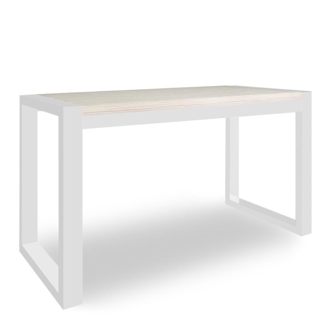 Стол компьютерный письменный Металл-Дизайн Спот Оверхед ДСП Белый Бархат/Аляска (48273)