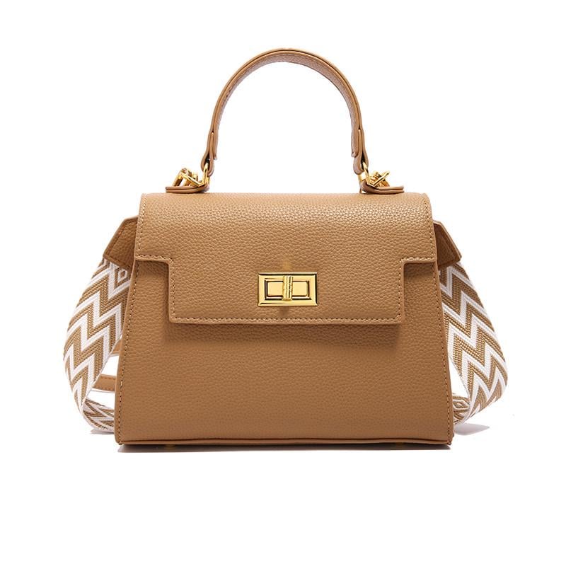 Женская сумка Lorian с одним отделением на замке с ручкой Коричневый (LR 2213 BN)