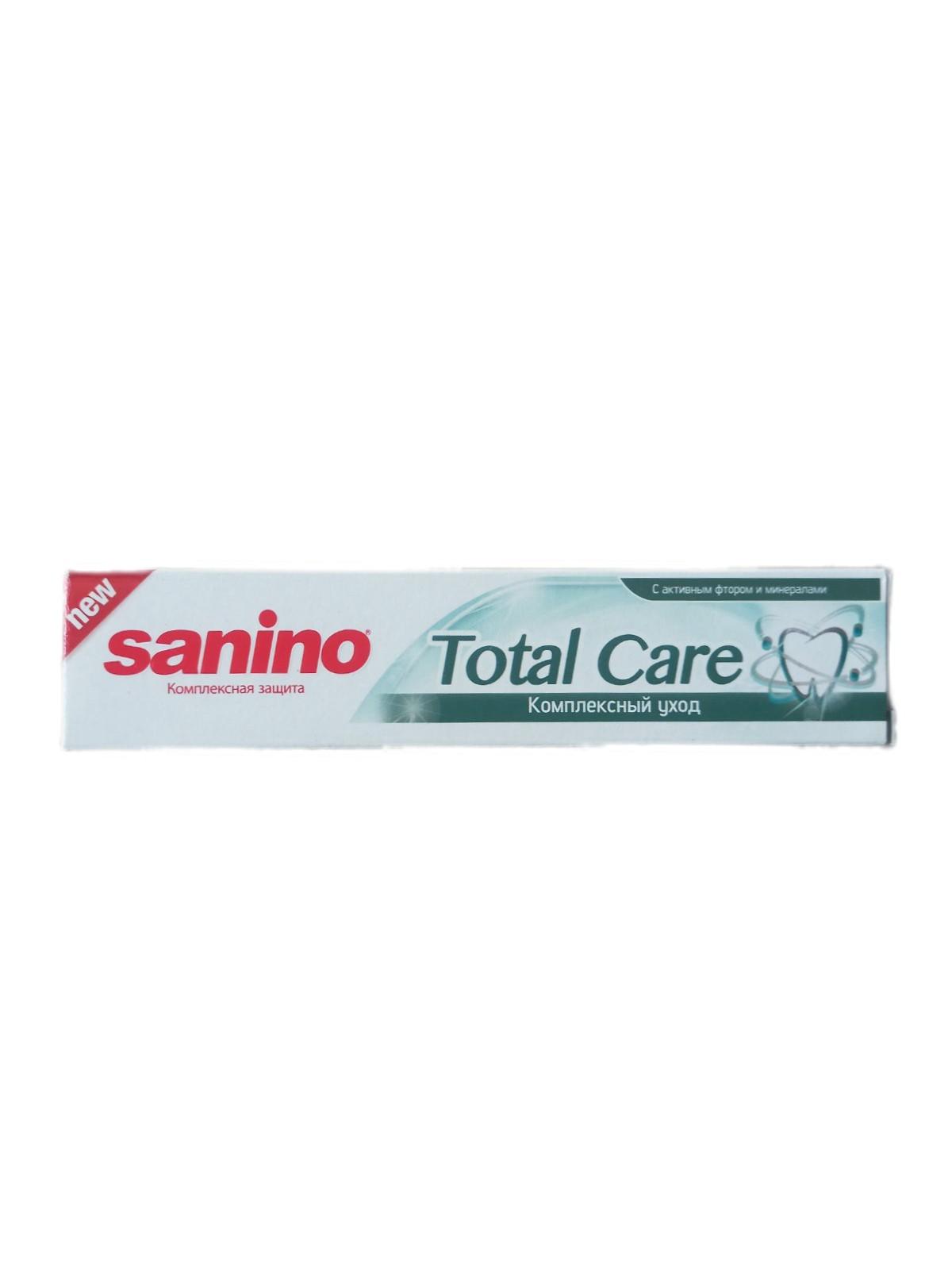 Зубная паста SANINO Total Care Комплексный уход 50 мл (55481)