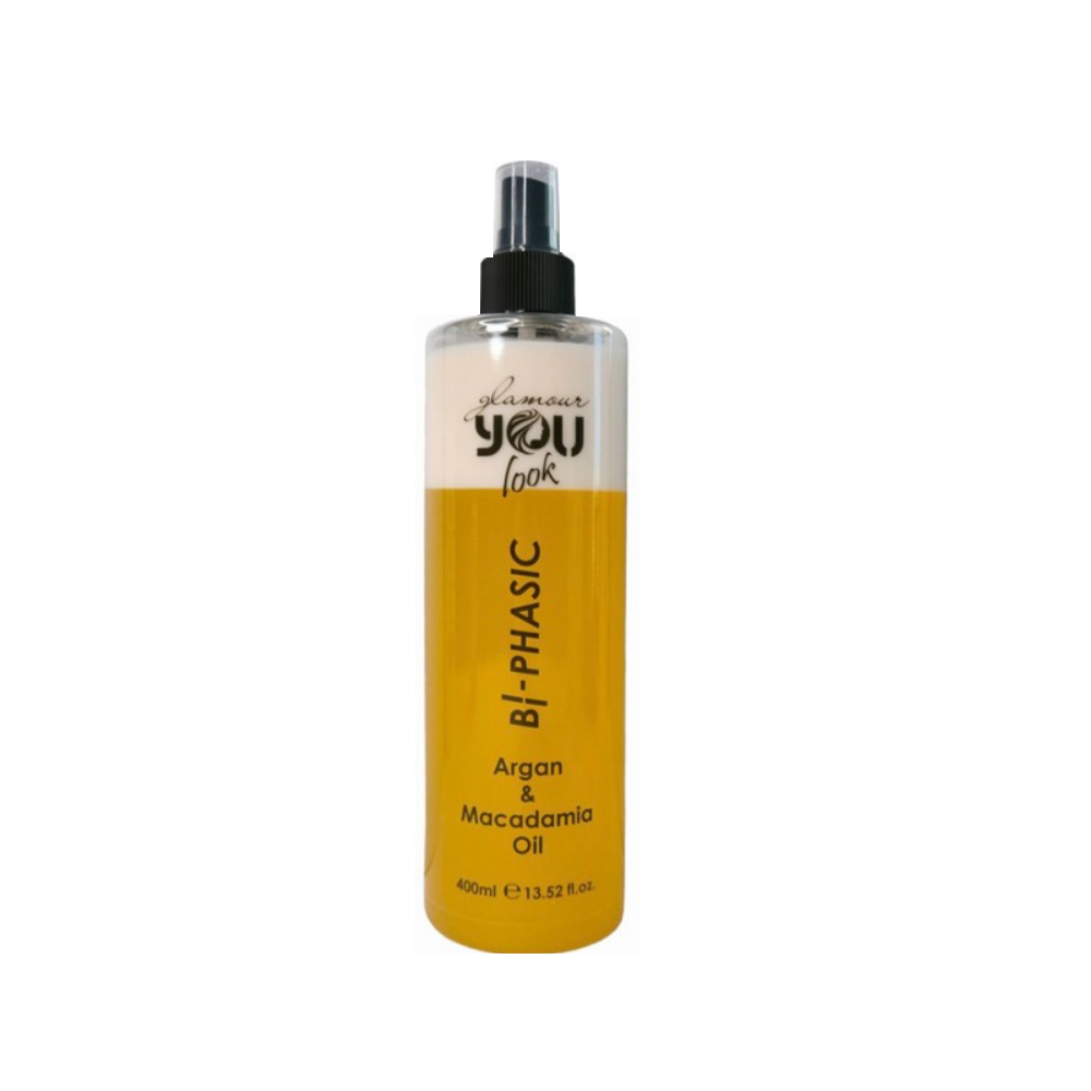 Кондиціонер двофазний незмивний для волосся You Look Professional Glamour Bi-Phasic Argan & Macadamia Oil 400 мл