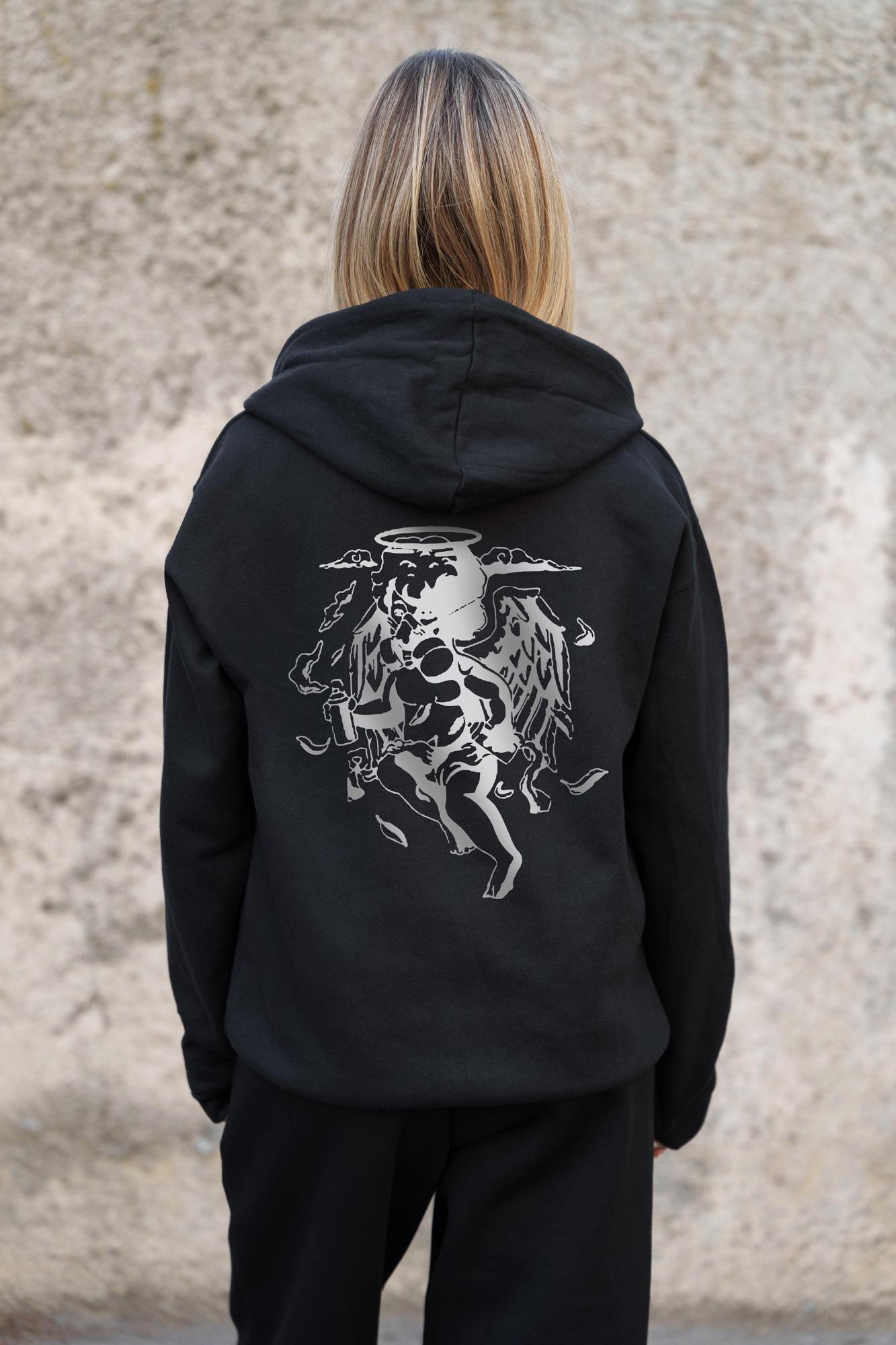 Худи-зип с принтом Without Respirator Kane S/M Black (S/M8055850) - фото 10 Худи-зип с принтом Without Respirator Kane S/M Black (S/M8055850) - фото 10