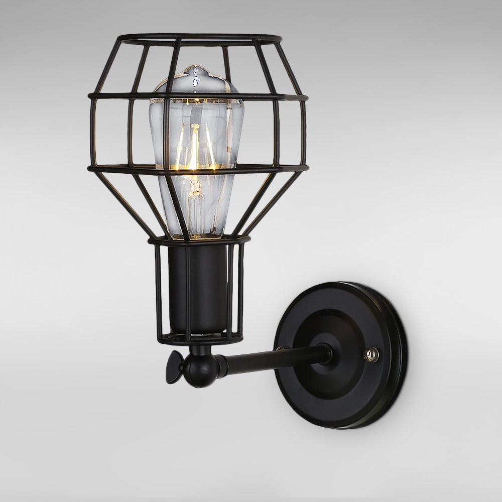 Світильник настінний Light House LS-18586-1 BK Чорний