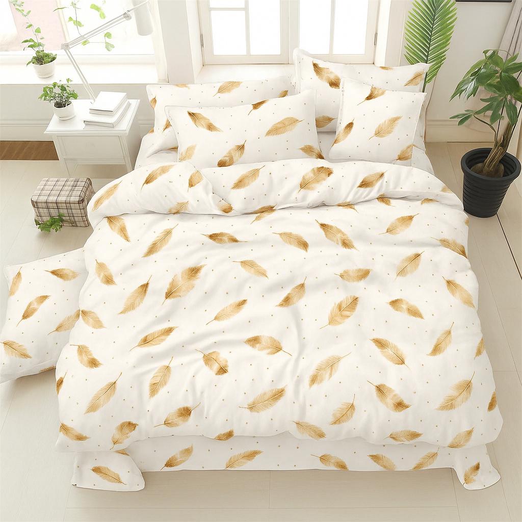 Комплект постельного белья Zastelli 40-1198 White бязь двуспальный 175х210 см Разноцветный (20535)