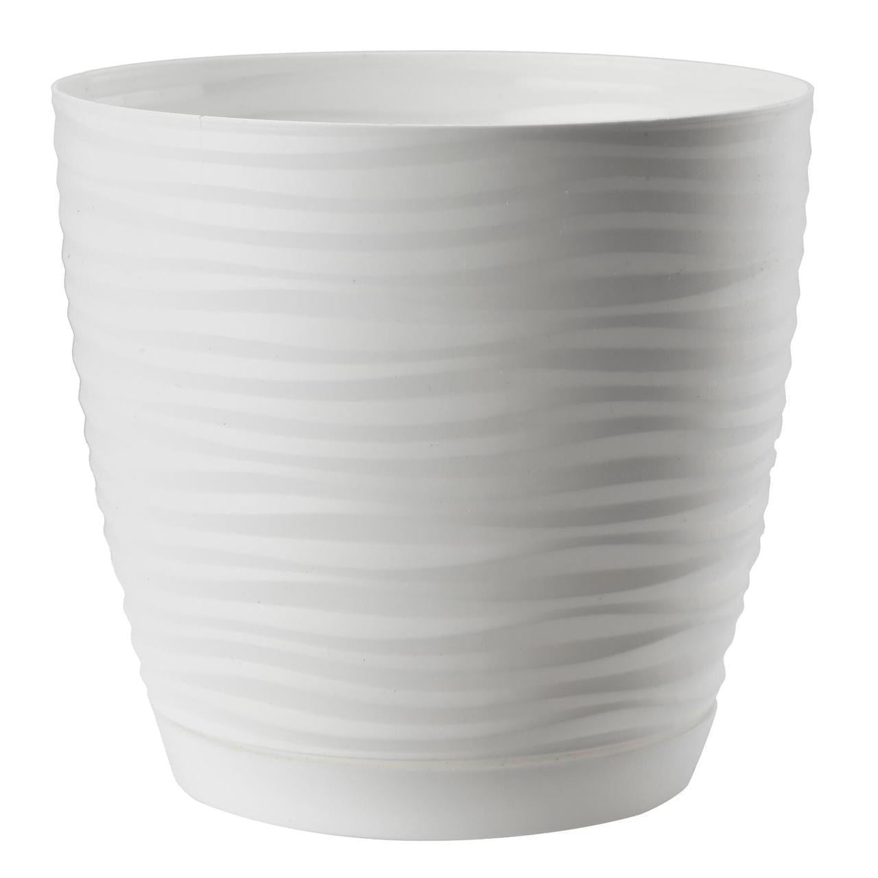 Горшок для цветов Form-Plastic Sahara mini-13 1 л Белый (3010-011)