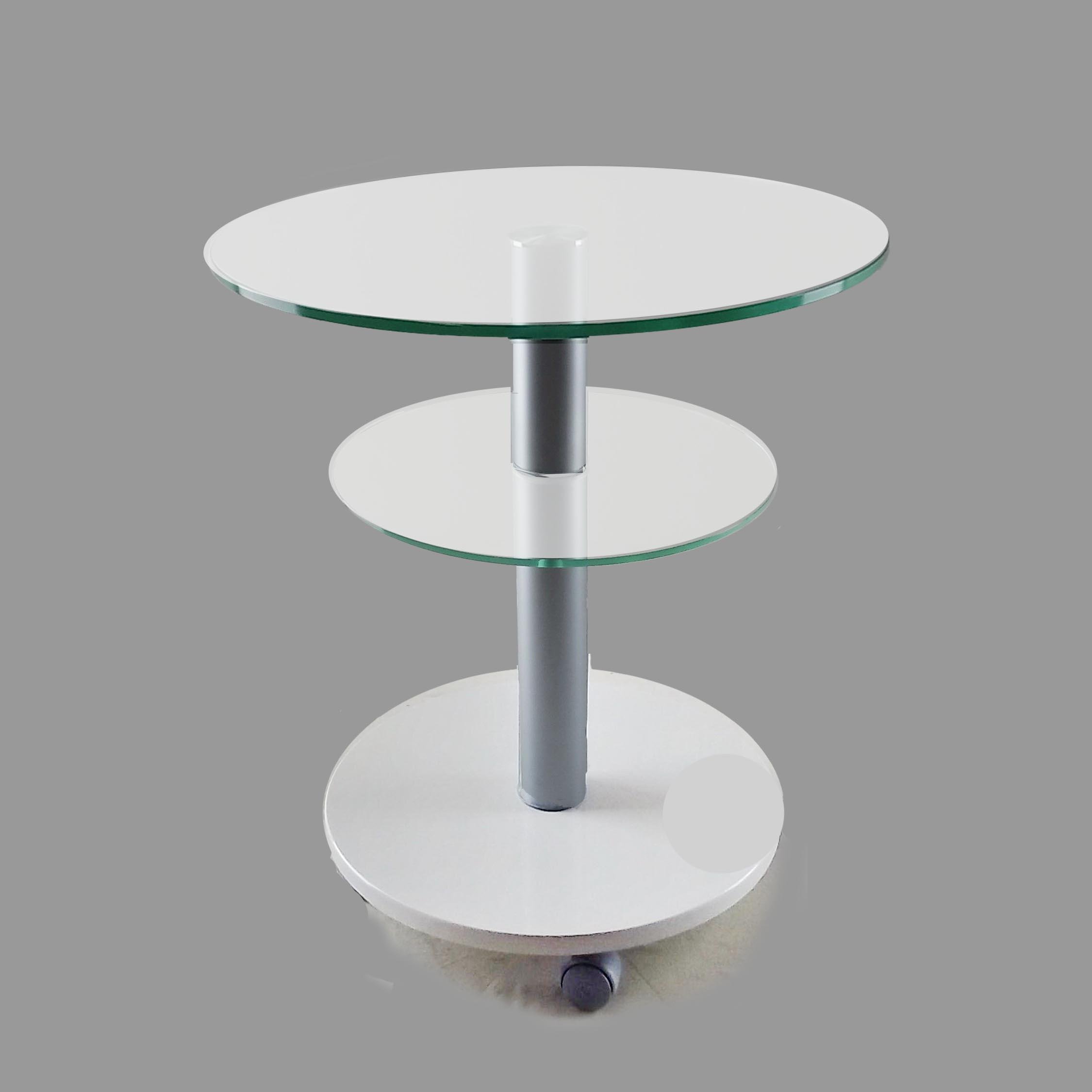 Стол журнальный стеклянный Commus Bravo Light K satin-white-alm60 Белый (444820236) - фото 2 Стол журнальный стеклянный Commus Bravo Light K satin-white-alm60 Белый (444820236) - фото 2