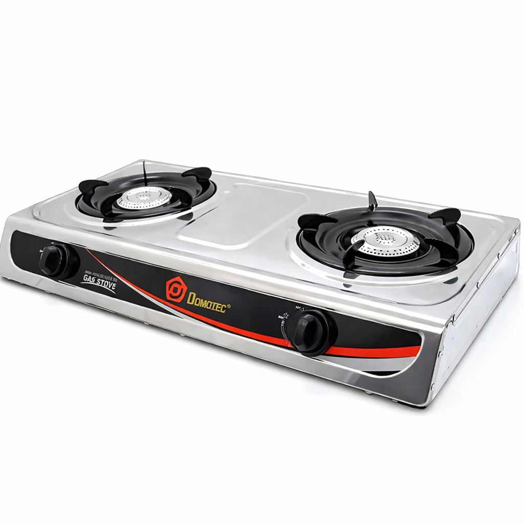 Настольная плита газовая Domotec MS-6606 2 конфорки 4,4 кВт (ML-05382)