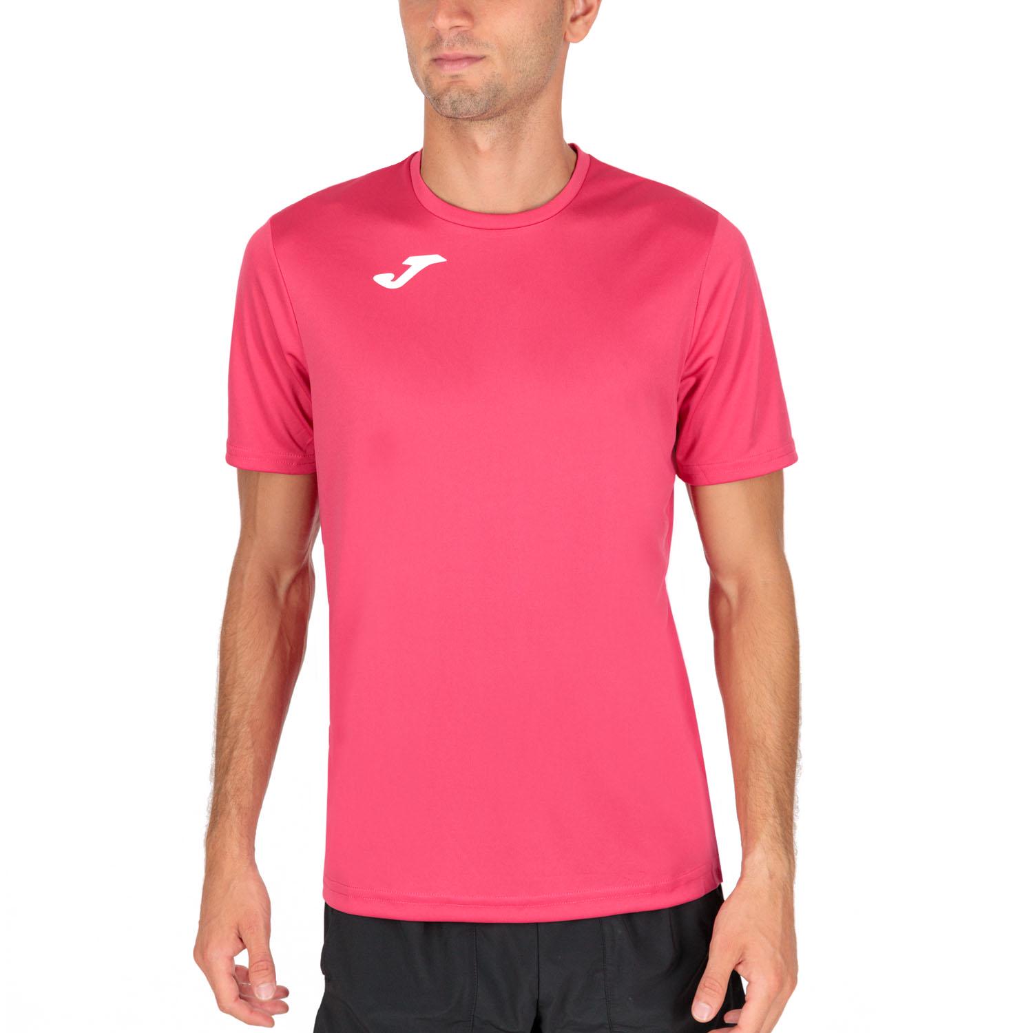 Футболка Joma 100052.500 T-Shirt Combi S Raspberry (9995169044068) - фото 1