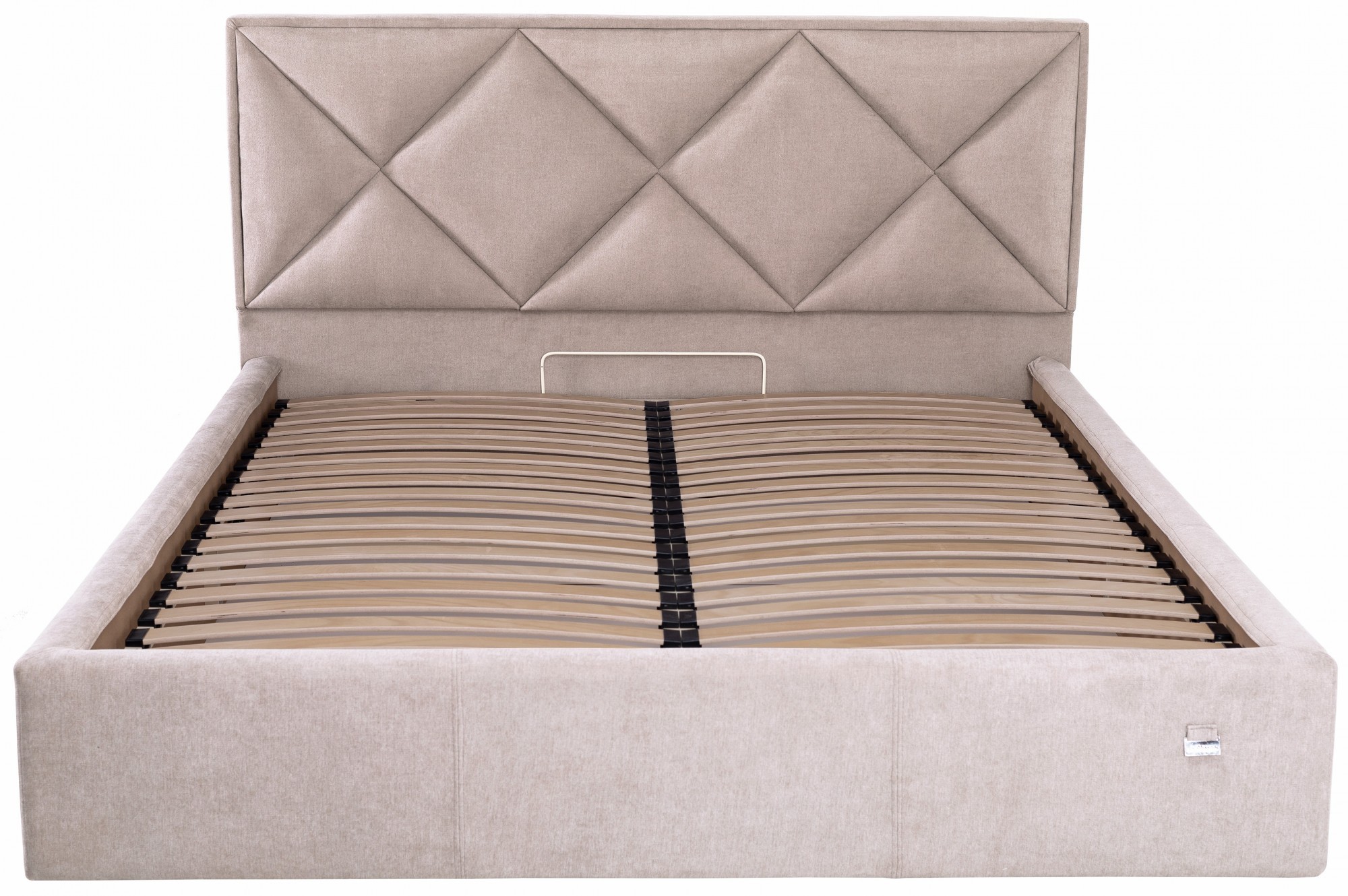 Кровать двуспальная Leeds Comfort Мисти Mocco 160х190 см с подъемным механизмом Серый