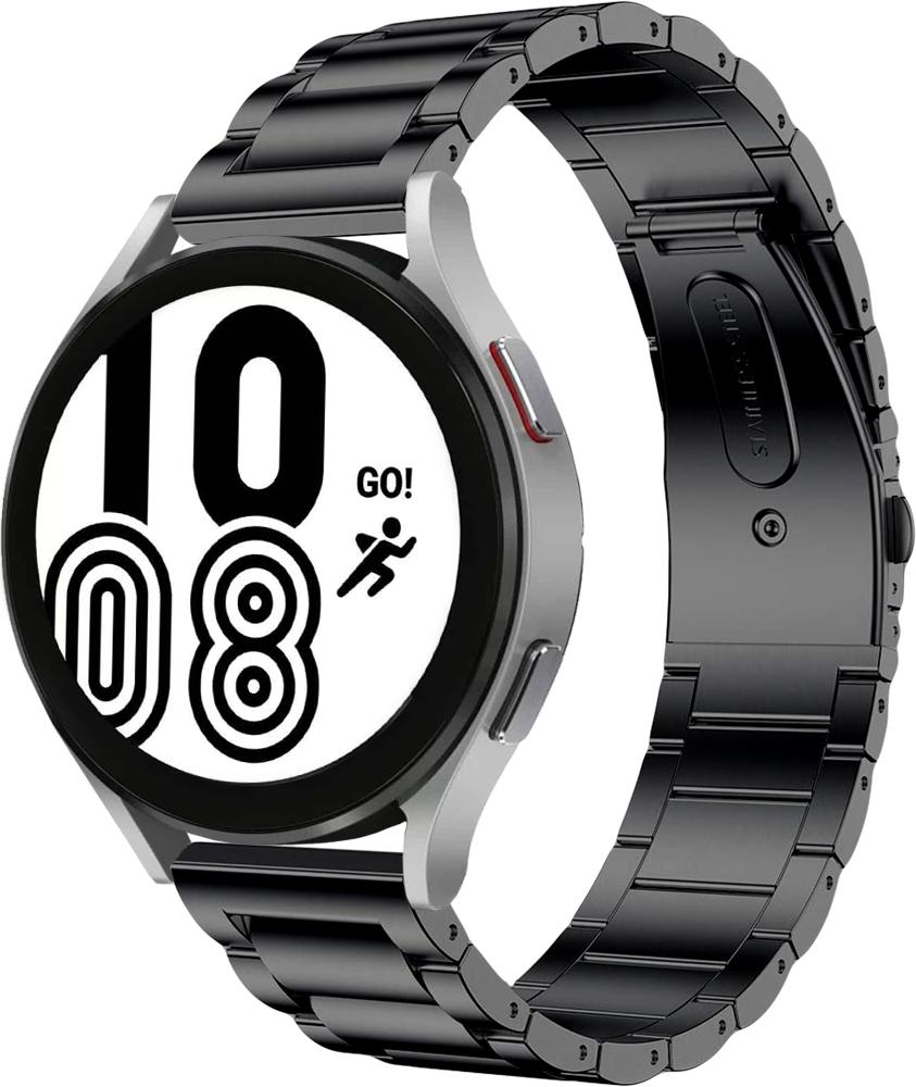 Браслет металлический Shape для Galaxy Watch 4 44 мм Black (25296-2B)