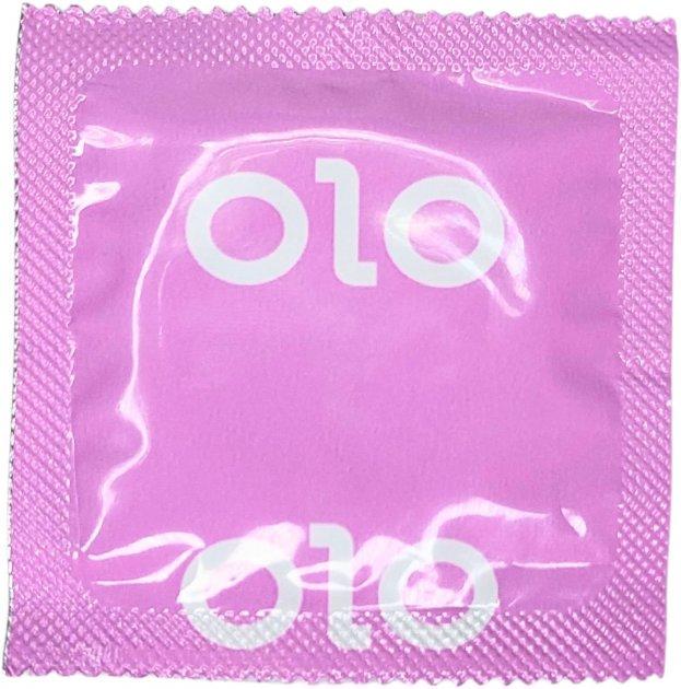 Презервативы OLO Ultrathin Oral Sex ультратонкие клубника 10 шт. (6400230149) - фото 2
