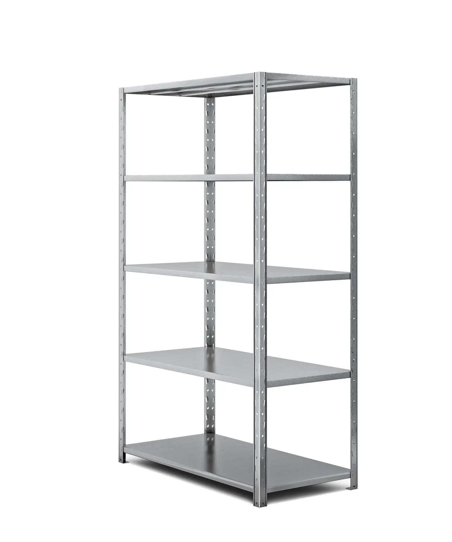 Стеллаж металлический ПРОФИ 200х115х70 см с оцинкованным покрытием на 5 полок из металла (366387) Стеллаж металлический ПРОФИ 200х115х70 см с оцинкованным покрытием на 5 полок из металла (366387)