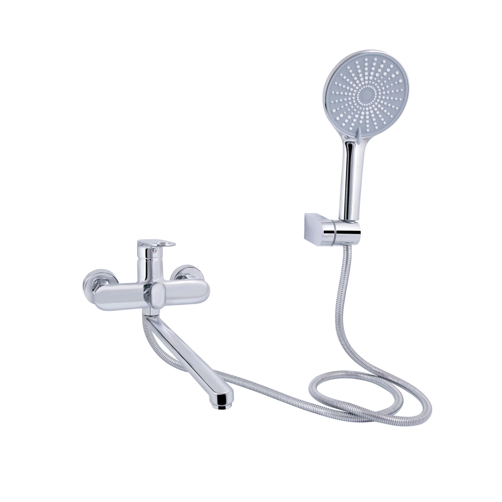 Смеситель для ванны Qtap Jay с лейкой для душа Хром (SD00051664)