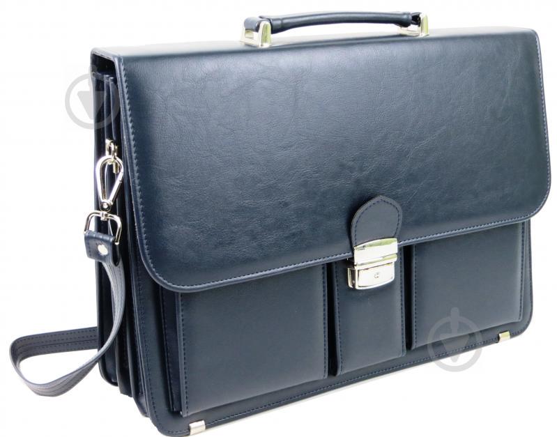 Деловой портфель из искусственной кожи AMO Синий (SST10 navy) Деловой портфель из искусственной кожи AMO Синий (SST10 navy)