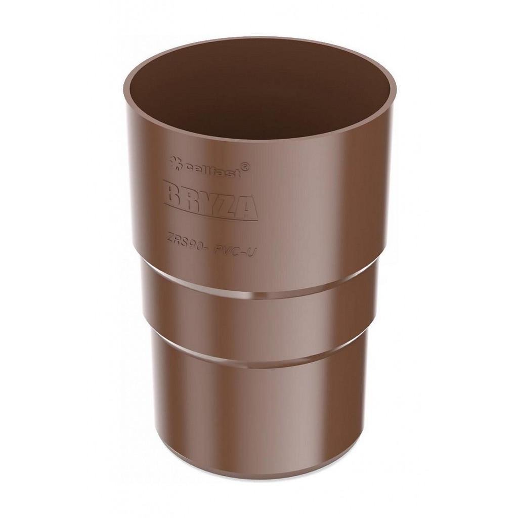З'єднувач труби BRYZA 90 мм Коричневий (8017)