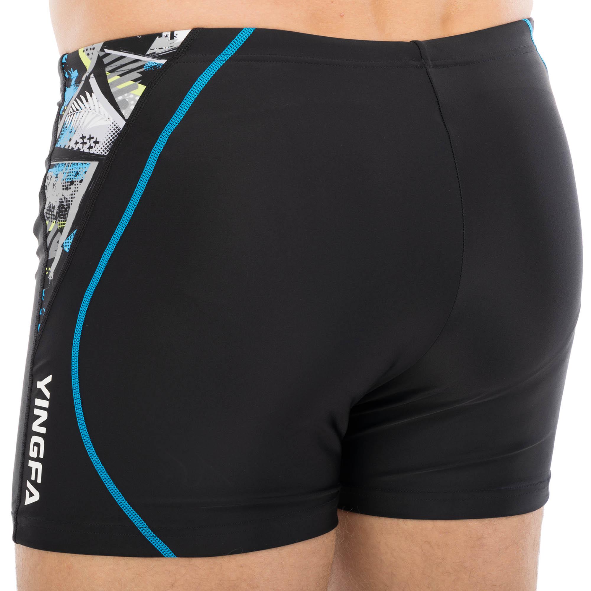 Плавки боксери чоловічі для плавання YINGFA Y3955 2XL Чорно-блакитний (Y3955_Черный-голубой_2XL_(170) - фото 5 Плавки боксери чоловічі для плавання YINGFA Y3955 2XL Чорно-блакитний (Y3955_Черный-голубой_2XL_(170) - фото 5