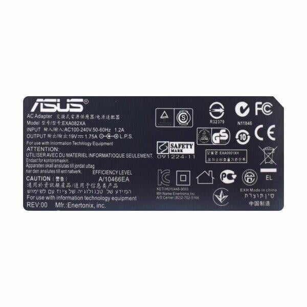 Адаптер для ноутбука Asus 19V 1,75A 4,0x1,35 мм (700035) - фото 4