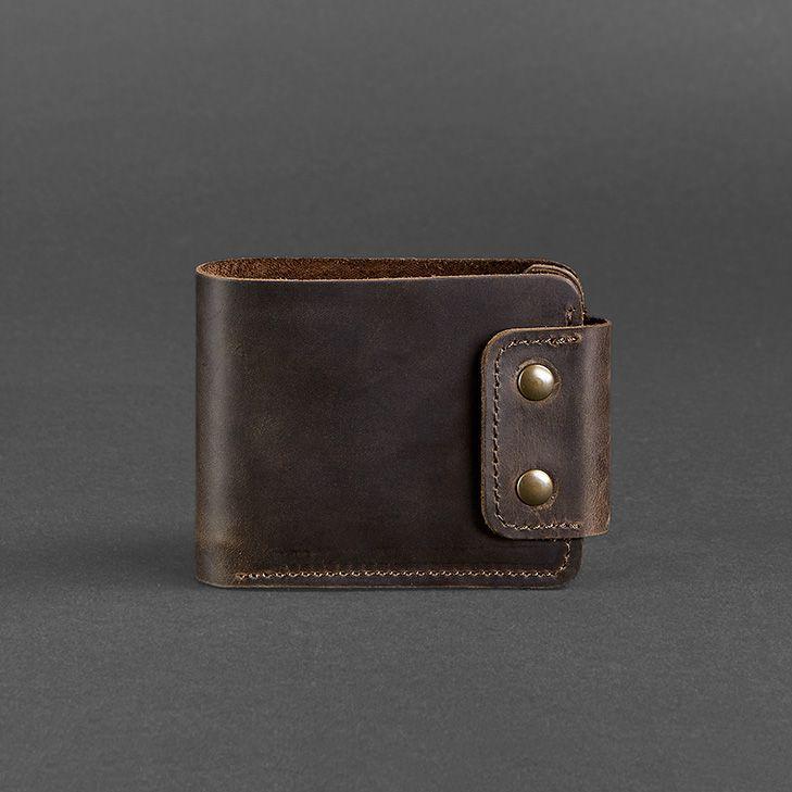 Портмоне мужское кожаное BlankNote Zeus 9.0 Темно-коричневый (A-026528) - фото 3