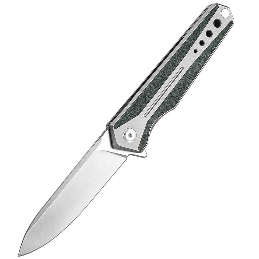Ніж складаний Flipper Roxon кишеньковий туристичний 210 ​​мм Green (K1-D2-GR)