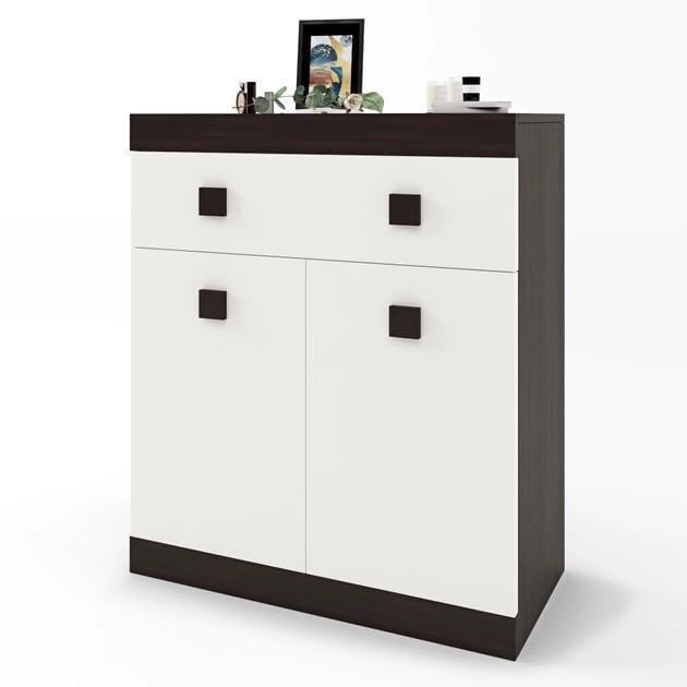 Комод Эверест Соната-4 800х380х940 мм Венге/Белый (ЕВ20149)