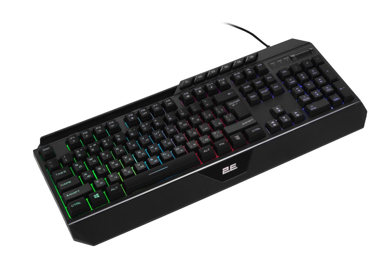 Клавіатура геймерська провідна 2E Gaming KG315 KG315 RGB USB Ukr Чорний (iz15799) - фото 3